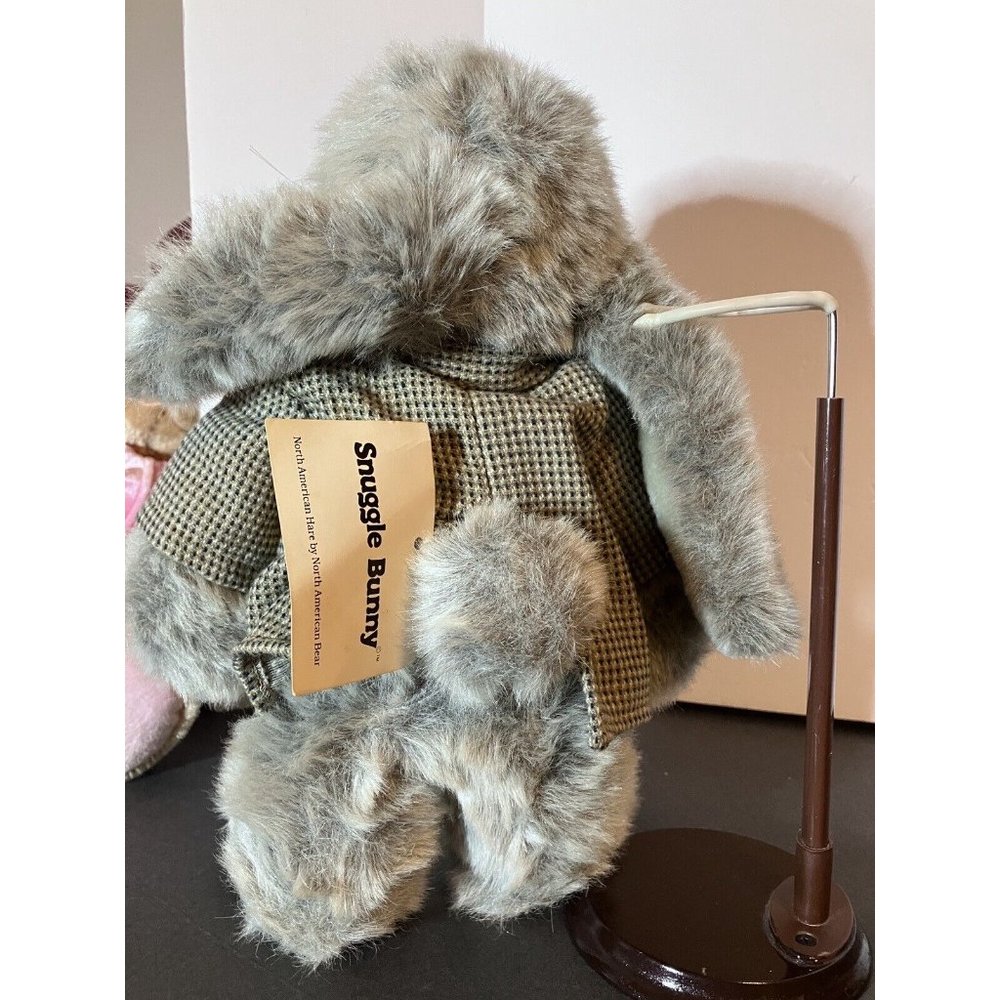 Hares Snuggle Bunny Plush Vintage 1983 North American Bear Co 12" Stuffed Animal - Picture 7 of 15